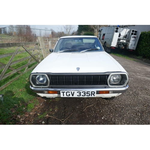 350 - 1977 R reg Datsun 120A showing 26000 miles on the clock