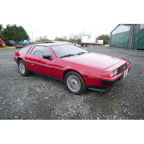 351 - 1981 DeLorean DMC-12 in red boasting just 29000 miles from new