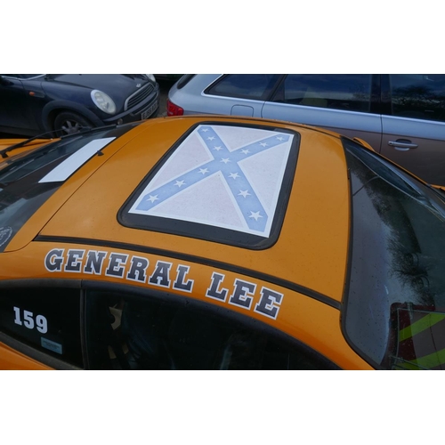 51 - 2004 Hyundai Coupe General Lee Scally Rally car with full MOT - All proceeds to charity