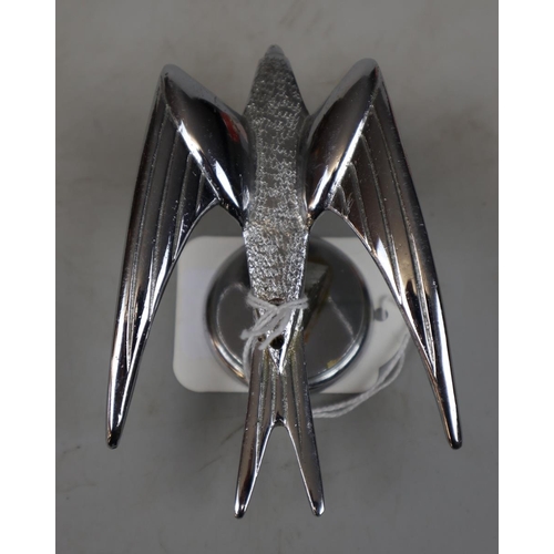 63 - Car mascot swift/swallow (possibly Desmo)