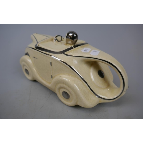 82 - 1930's racing car teapot by Sadlers