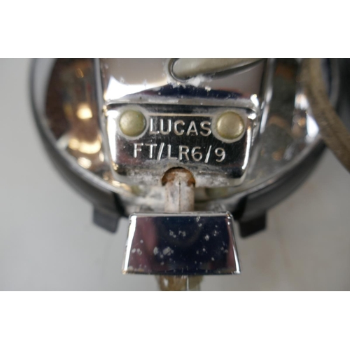 87 - Pair of Lucas spot lamps