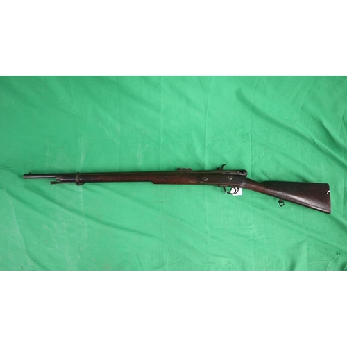 106 - Antique percussion fire rifle