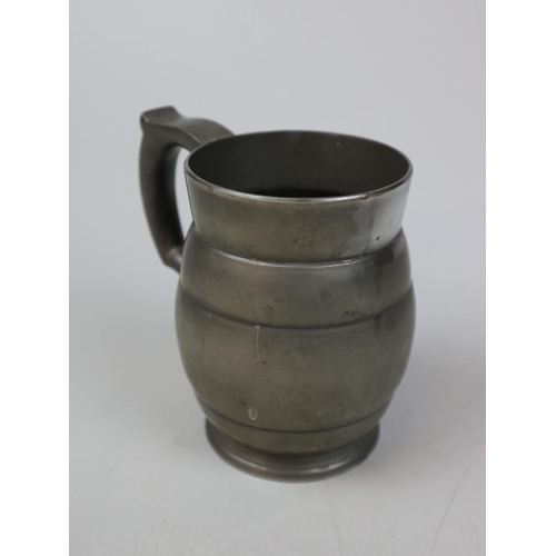 117 - Maplin & Webb pewter tankard - designed by Harold Stabler