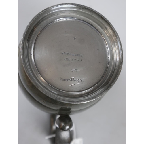 117 - Maplin & Webb pewter tankard - designed by Harold Stabler