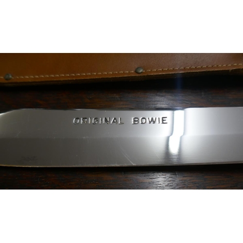 158 - Original Bowie knife in sheath