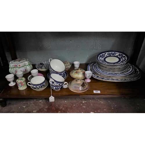 195 - Collection of china to include Coalport, Staffordshire etc