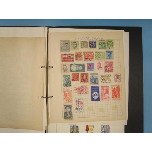 205 - Stamps - Collection of stamps & postcards etc