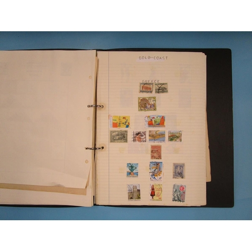 205 - Stamps - Collection of stamps & postcards etc