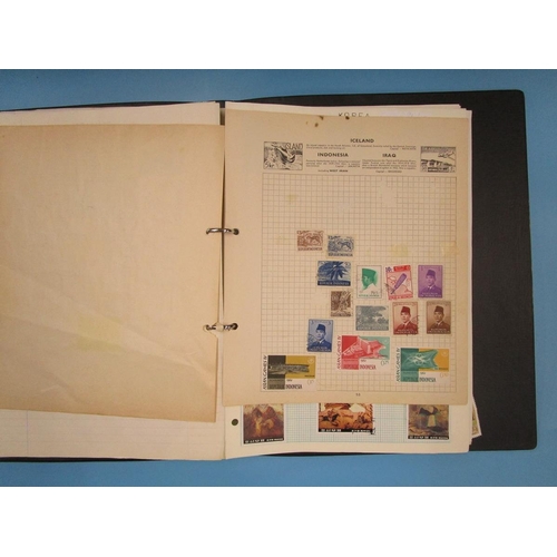 205 - Stamps - Collection of stamps & postcards etc