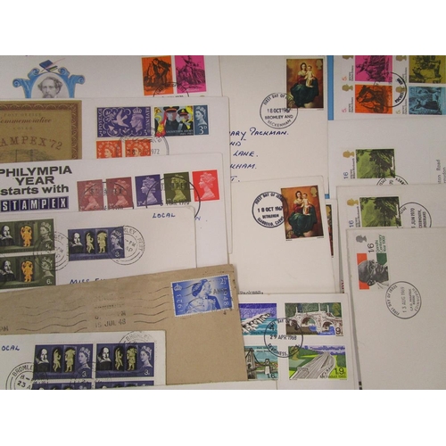 206 - Stamps - Collection of stamps approx 50 first day covers pre 1970