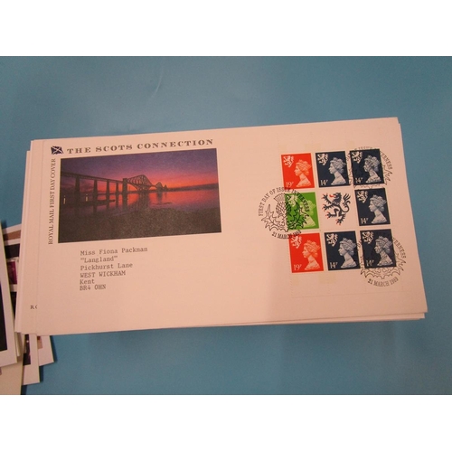 207 - Stamps - Collection of stamps - Definitive first day covers approx 100