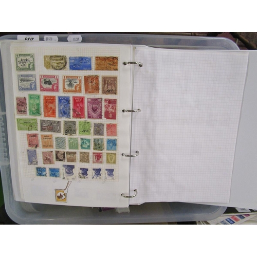 209 - Stamps - Large collection of stamps and stamp albums