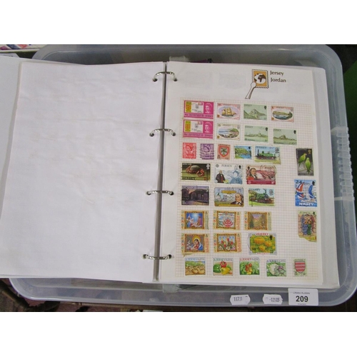 209 - Stamps - Large collection of stamps and stamp albums