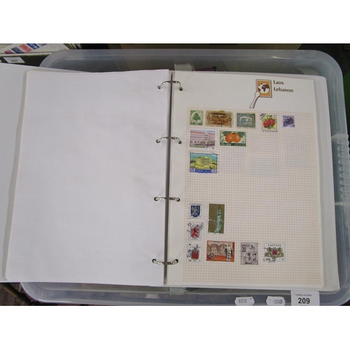 209 - Stamps - Large collection of stamps and stamp albums