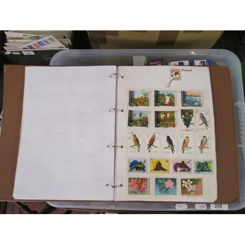 209 - Stamps - Large collection of stamps and stamp albums