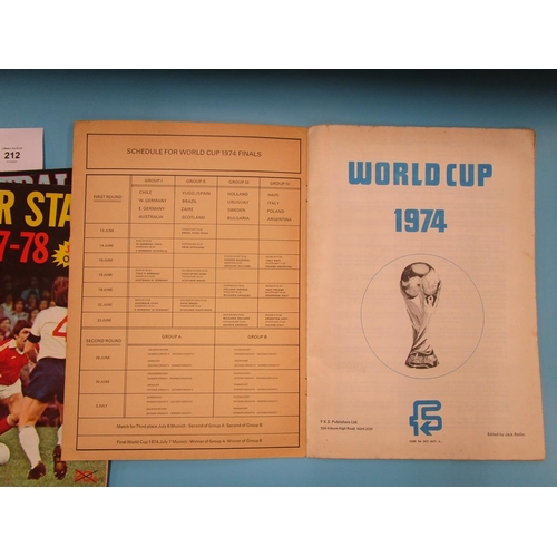 212 - Collection of vintage football sticker albums - complete sets