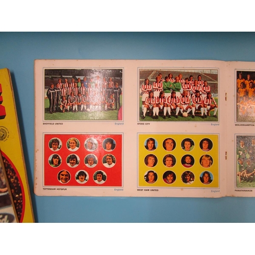 212 - Collection of vintage football sticker albums - complete sets