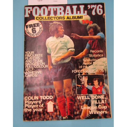 212 - Collection of vintage football sticker albums - complete sets