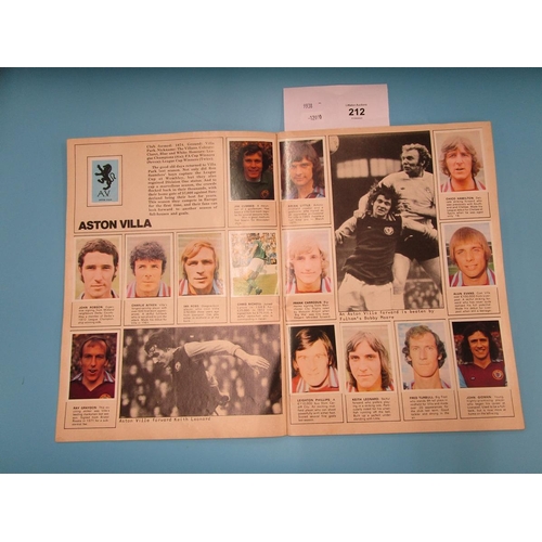 212 - Collection of vintage football sticker albums - complete sets