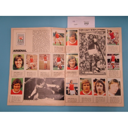 212 - Collection of vintage football sticker albums - complete sets