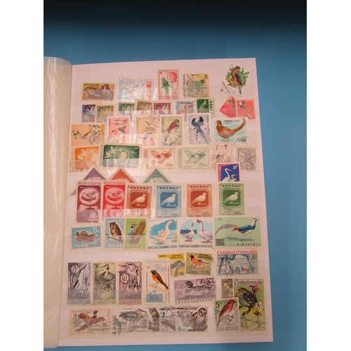 214 - Stamps - Theamatics - Birds in stockbook (1000+)