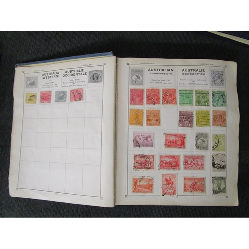 215 - Stamps - World in Old Triumph Stamp Album