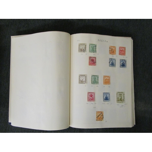 216 - Stamps - Foreign in Album. Noted Italy, Egypt, Iran and Iraq