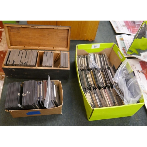 237 - Assorted magic lantern slides