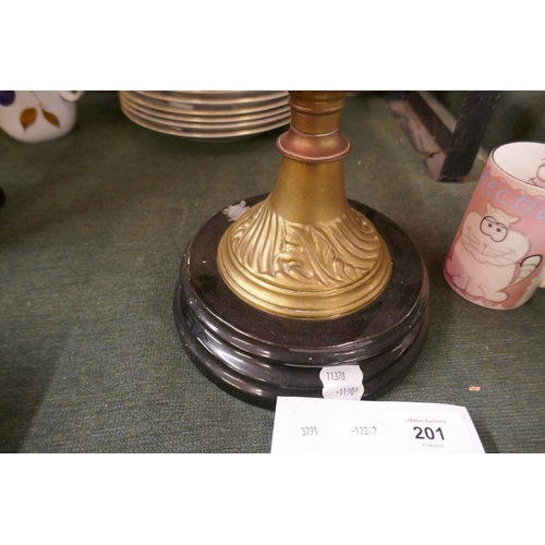 247 - Victorian oil lamp