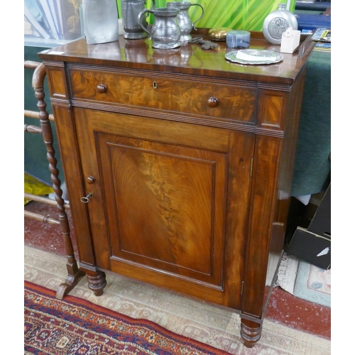 254 - Gillows style side cabinet  - Approx size: W: 64cm D: 36cm H: 89cm