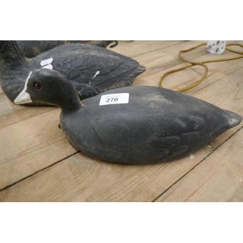 270 - 3 vintage Italian decoy waterbirds