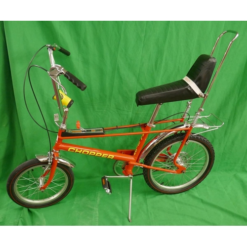 320 - MKII Raleigh Chopper Infrared in stunning as new condition restored with electronic siren