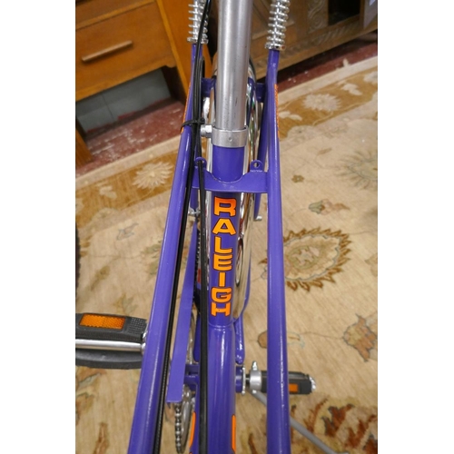 321 - MKII Ralleigh Chopper Ultraviolet in stunning as new fully restored condition