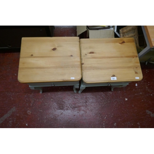 340 - Pair of bedside tables