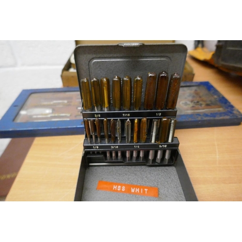 341 - Collection of tap and die sets