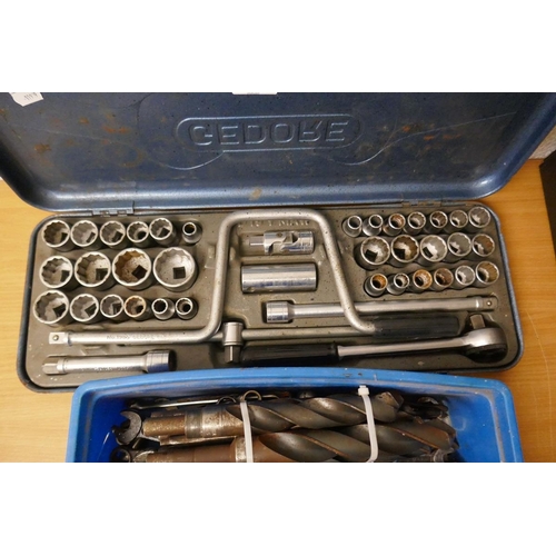 343 - Collection of socket sets spanners etc