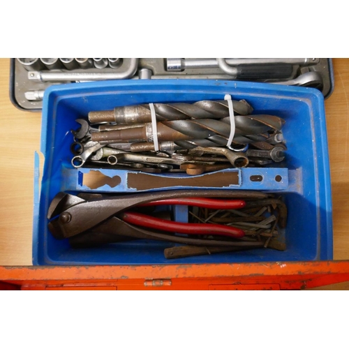 343 - Collection of socket sets spanners etc