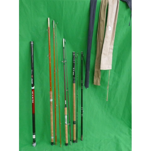 345 - Collection of modern fishing rods