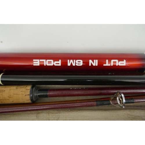 345 - Collection of modern fishing rods