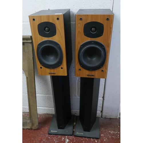 350 - Pair of Tannoy speakers with stands