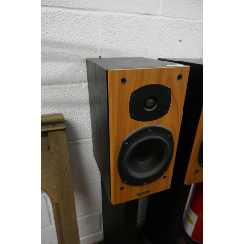 350 - Pair of Tannoy speakers with stands