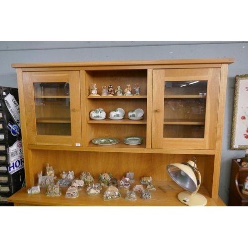 363 - Large oak cabinet  - Approx size: W: 174cm D: 49cm H: 200cm