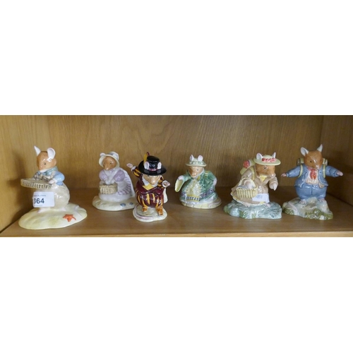 364 - Collection of 6 Royal Doulton Bramley Hedge figurines