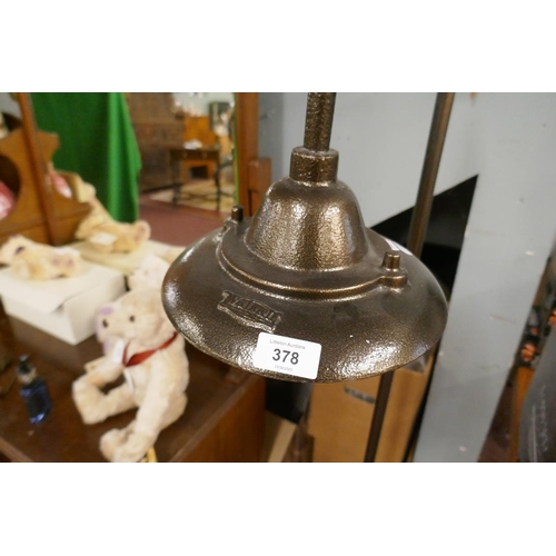 378 - Vintage industrial electrical parts lamp