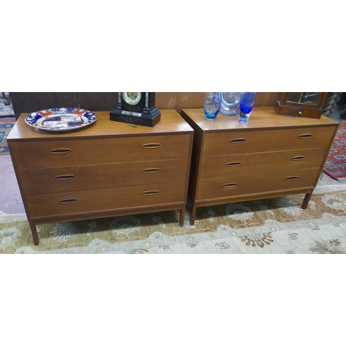 382 - Pair of Nils Jonsson mid century chests  - Approx size: W: 95cm D: 40cm H: 70cm