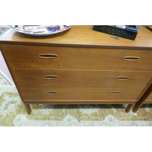 382 - Pair of Nils Jonsson mid century chests  - Approx size: W: 95cm D: 40cm H: 70cm