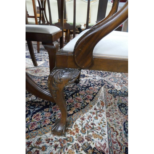 403 - Regency style good quality twin pedestal mahogany dining table - Approx size: L: 216cm W: 100cm H: 7... 