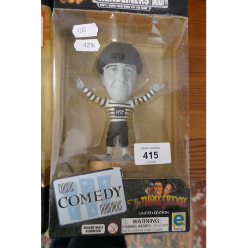 415 - The Three Stooges L/E figures set of 3