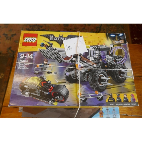 430 - 4 boxed Lego sets